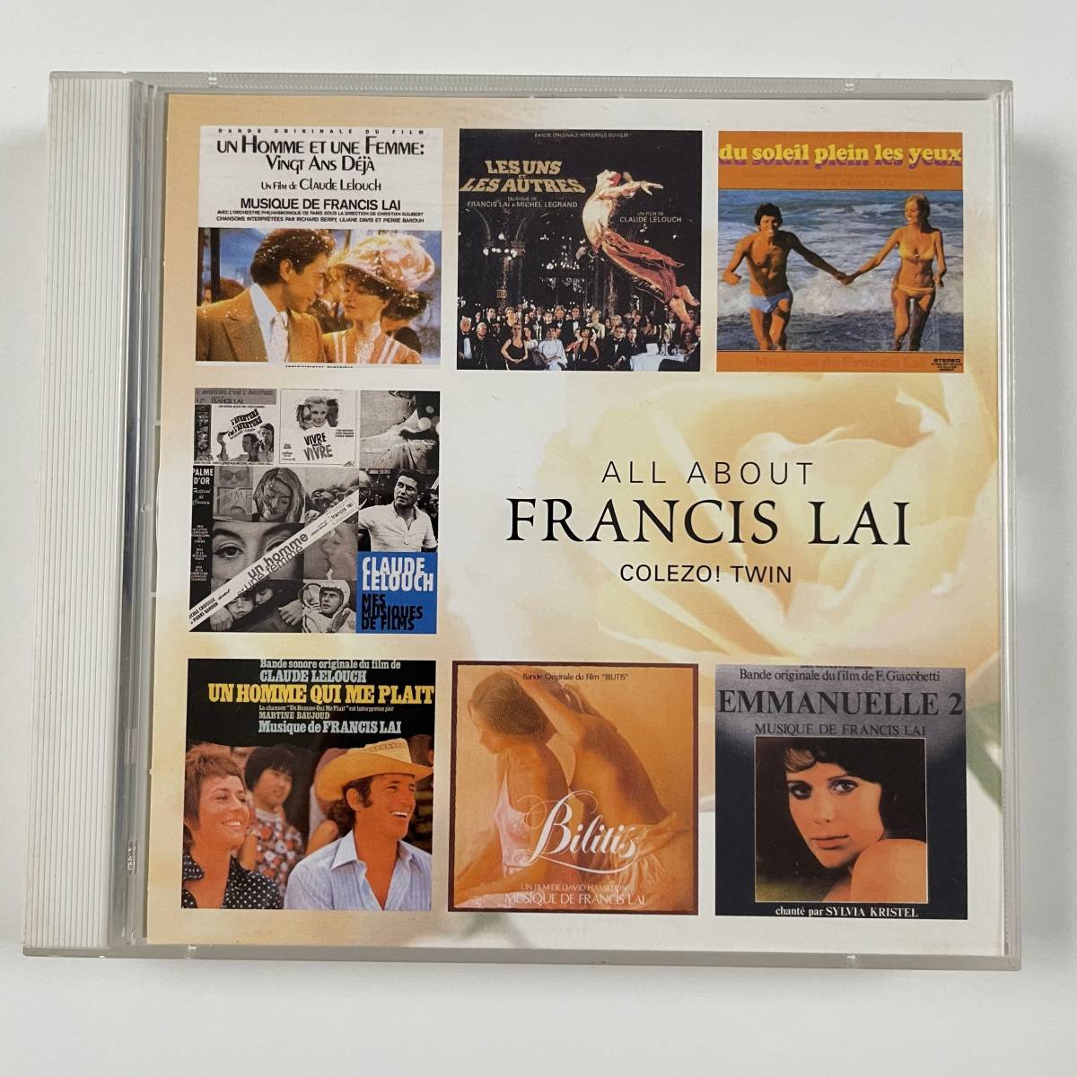 FRANCIS LAI/フランシス・レイ/男と女/パリのめぐり逢い/ビリティスのテーマ/あの愛をふたたび/中古CD_画像1
