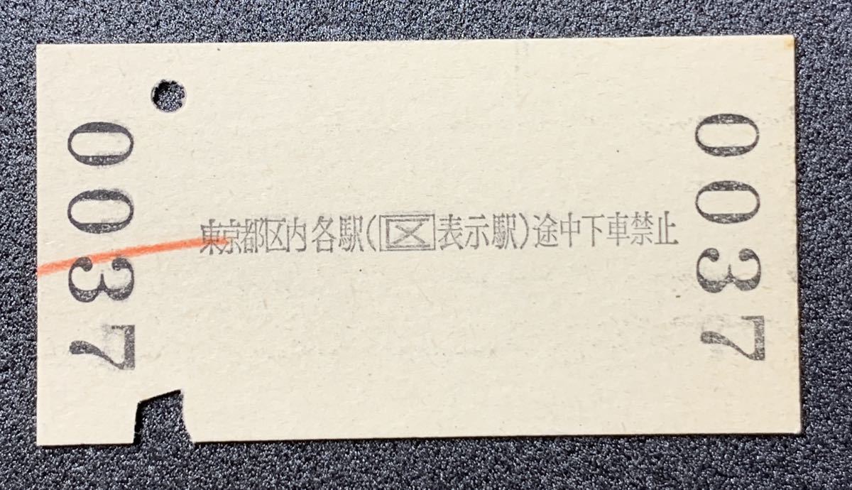 JR東日本 乗車券 東京都区内→岐阜 東海道線経由 6180円 ◯社 綾瀬駅