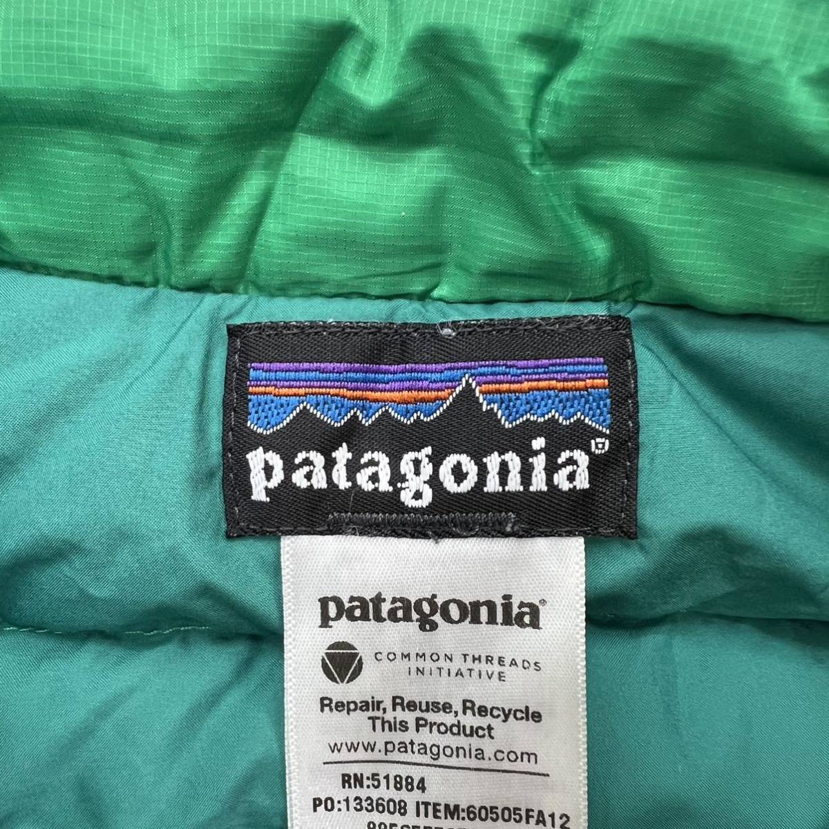 patagonia * Kids 4T осень-зима жилет зеленый зеленый высокий King уличный кемпинг tei Lee Youth популярный стандартный Patagonia #DG283