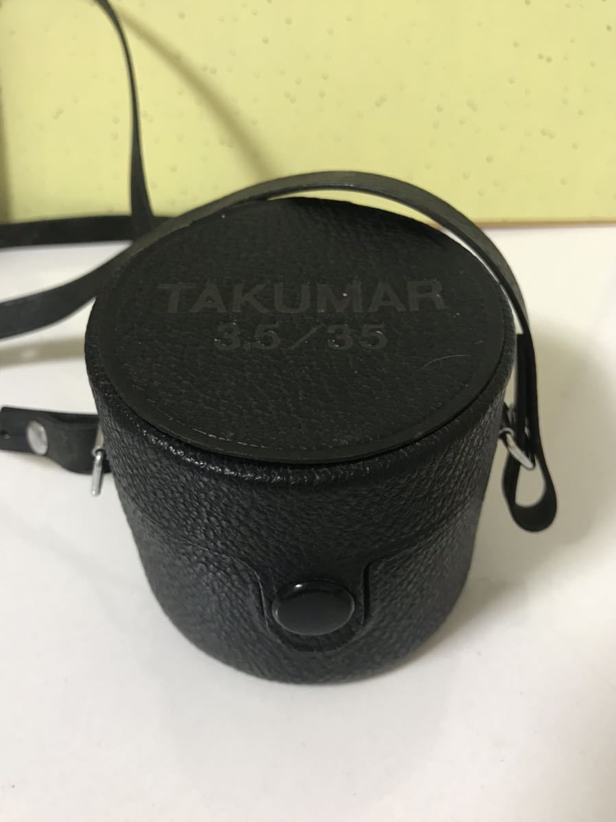 ASAHI アサヒ Super Multi Coated TAKUMAR 1:3.5/35 PENTAX ペンタックス カメラレンズ ケース付き_画像10