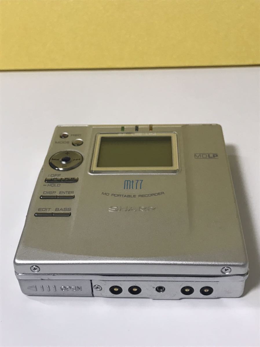 SHARP シャープ MD-MT77-S MDポータブルレコーダー Portable RECORDER_画像5