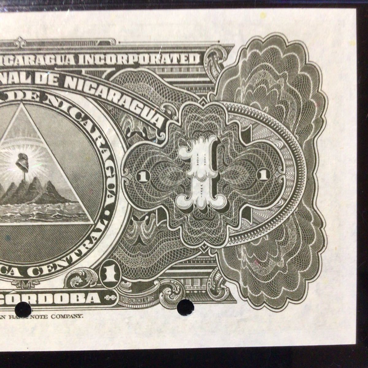 World Banknote Grading NICARAGUA《Banco Nacional》1 Cordoba【1932