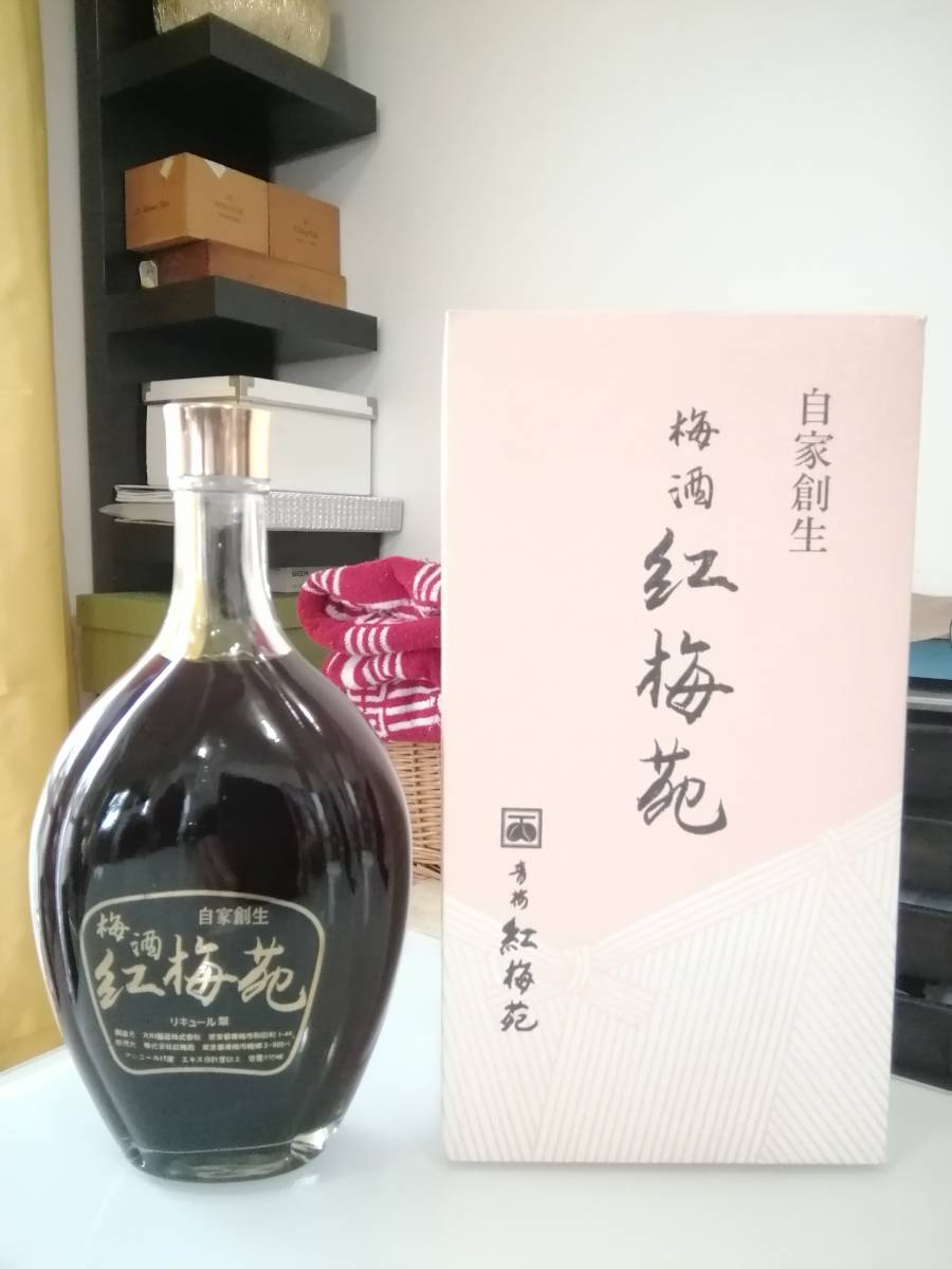  old sake not yet . plug own . raw plum wine red-blossomed plum tree .700ml alcohol 17 times extract minute 21 times and more liqueur kind box equipped 