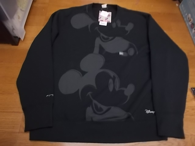 新品 ディズニー disney ミッキー mickey アンディ ウォーホル コラボ スウェット トレーナー XXL uniqlo ユニクロ_画像1