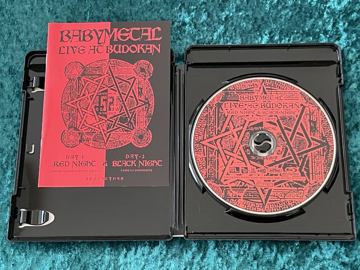 *BABYMETAL*CD( первый раз ограничение запись )+Blu-ray комплект *LIVE AT BUDOKAN*RED NIGHT/BLACK NIGHT* baby metal * жить / Live * будо павильон * Blue-ray 