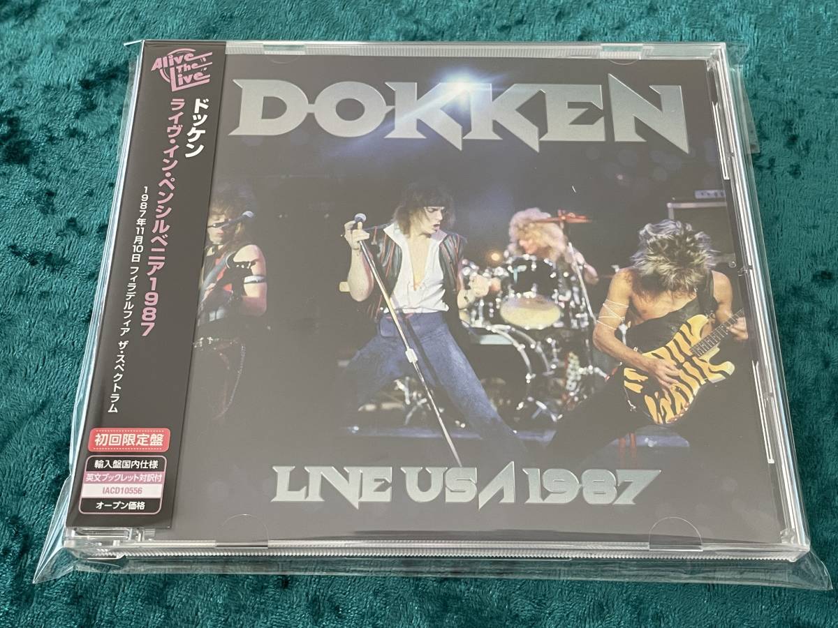 ★Alive The Live★ドッケン★初回限定盤★ライヴ・イン・ペンシルベニア 1987★帯付★CD★DOKKEN★LIVE USA 1987★ジョージ・リンチ★_画像1