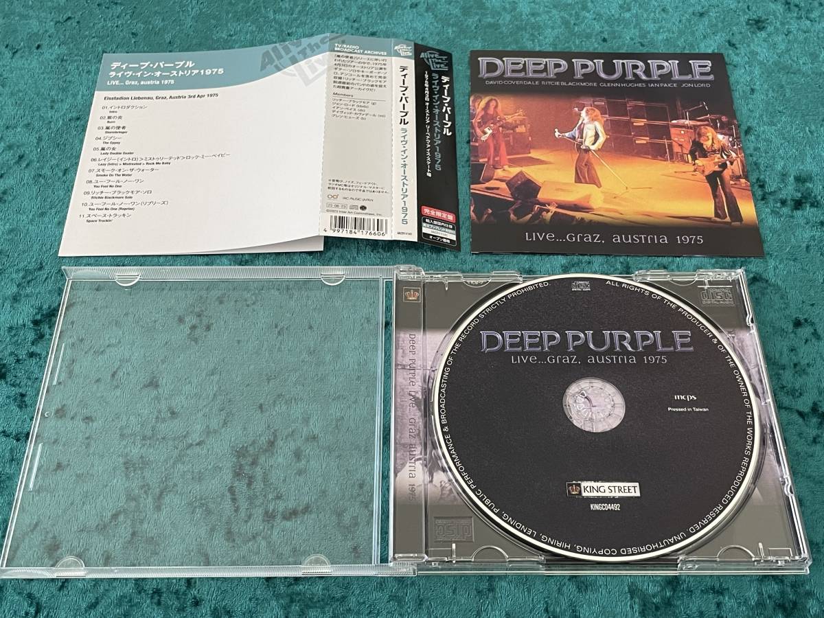 ★Alive The Live★ディープ・パープル★完全限定盤★ライヴ・イン・オーストリア 1975★帯付/CD★DEEP PURPLE★LIVE... GRAZ,AUSTRIA 1975_画像2