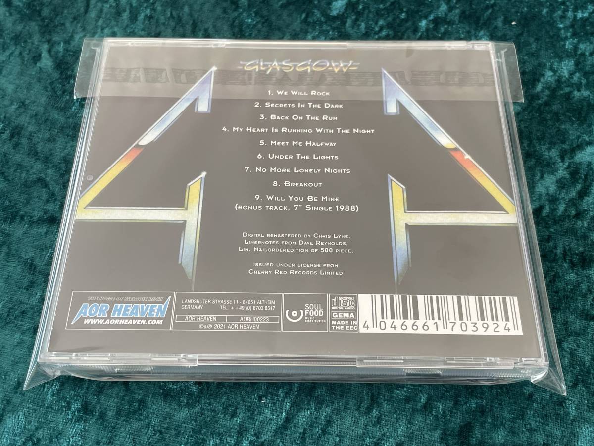 全商品オープニング価格! ☆GLASGOW☆ZERO FOUR HEAVEN☆ AOR ONE☆CD