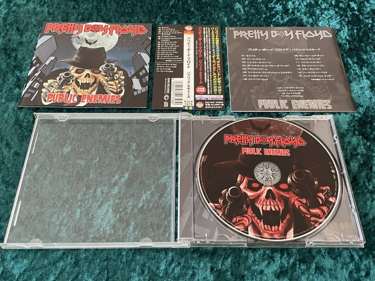 ★プリティ・ボーイ・フロイド★パブリック・エネミーズ★日本盤★帯付★CD★ボーナストラック★PRETTY BOY FLOYD★PUBLIC ENEMIES★_画像2