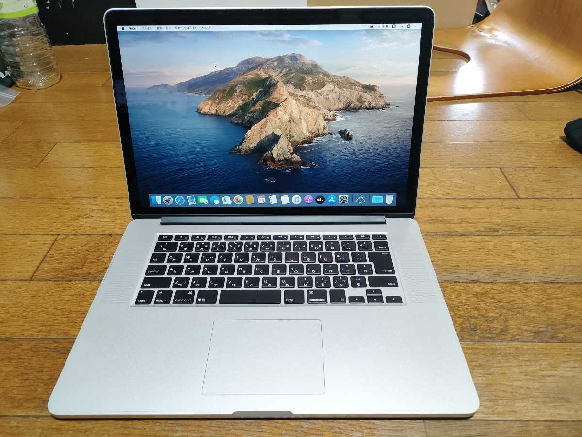 美品 Apple MacBook Pro (Retina,15-inch, Late 2013) NVIDIA GeForce GT 750M Core i7-2.3Ghz メモリー16GB 新品SSD1TB_画像1