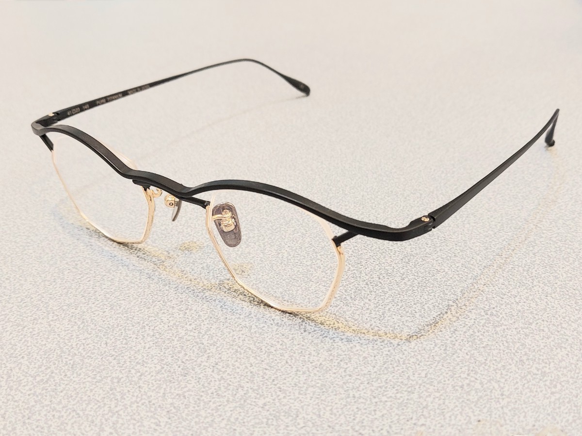 新品 FACTORY900 ファクトリー900 日本製　ブランド　メガネ　眼鏡　高級感　上品　軽い　マット　ブラック