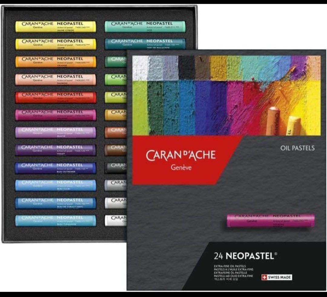 [ новый товар ] Caran d'Ache Neo пастель 24 -цветный набор 