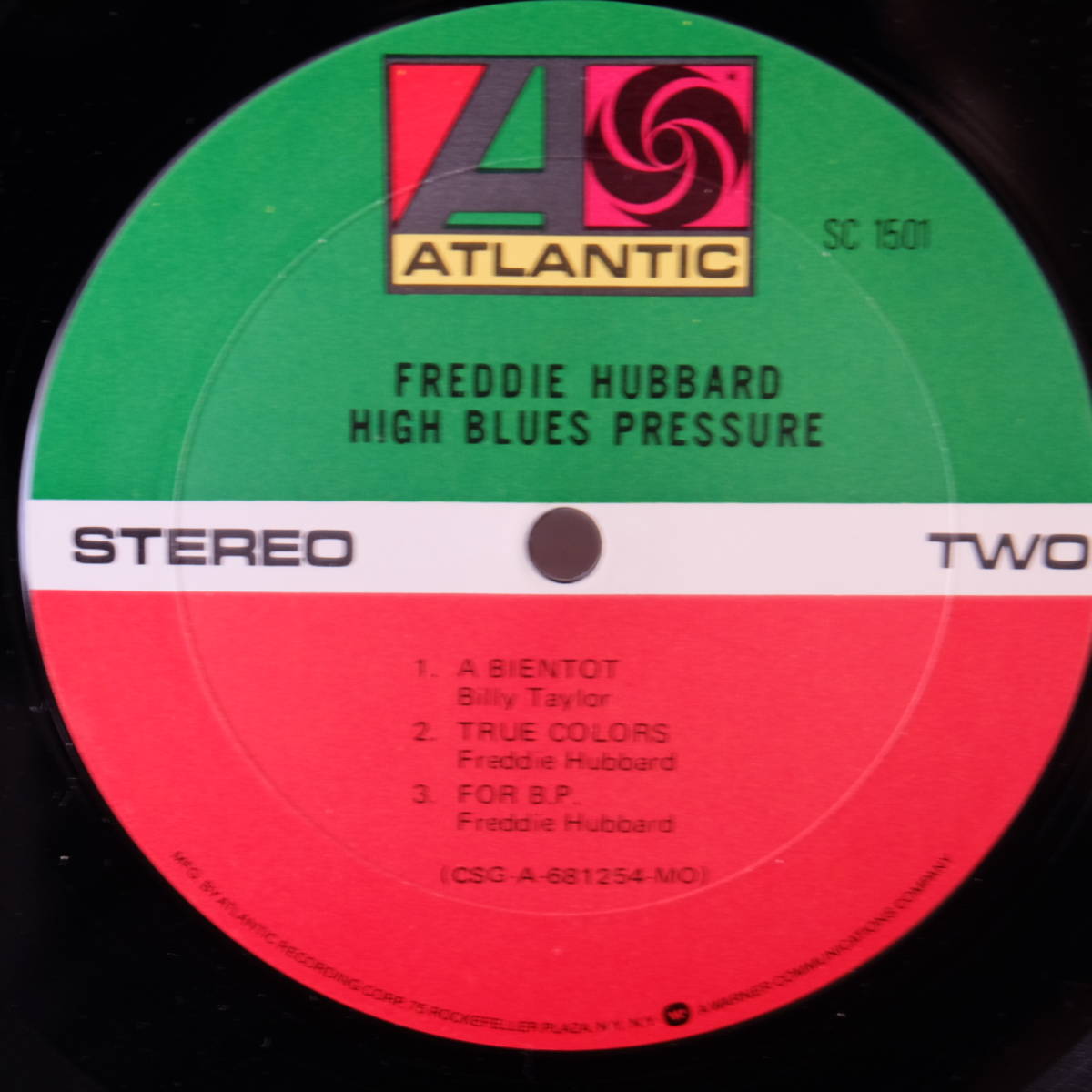 Atlantic【 SC 1501 : High Blues Pressure 】Freddie Hubbard_画像4