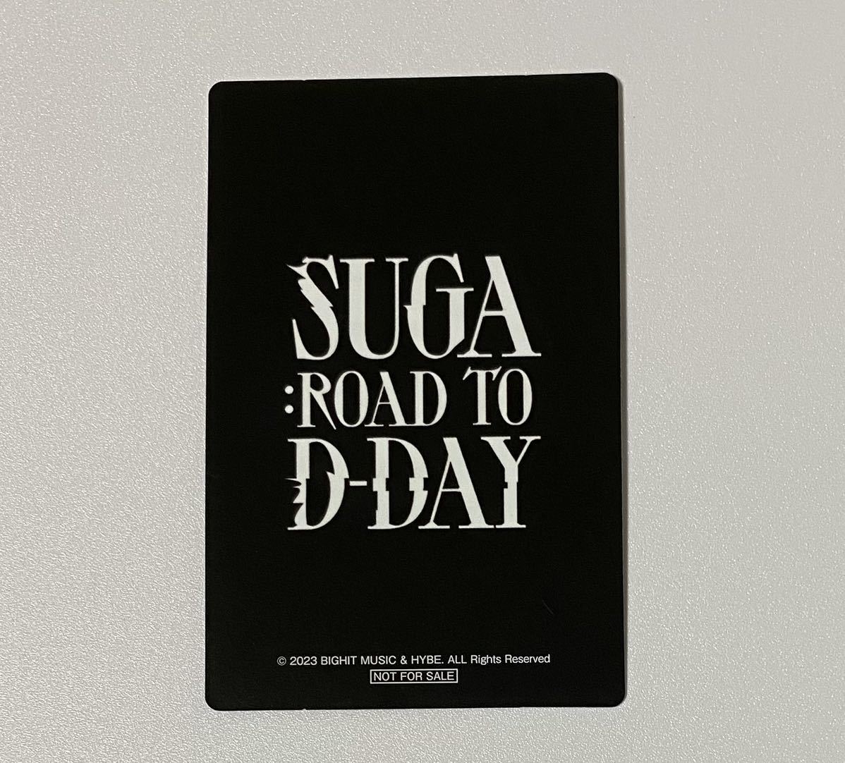 BTS 防弾少年団 SUGA：Road to D-DAY 入場者特典 第2弾 トレカ ユンギ Photocard_画像3