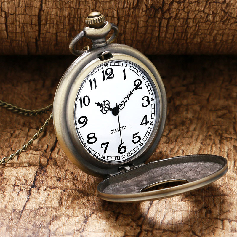 【 送料当社負担 】懐中時計 ポケットウォッチ 時計 チェーンネックレス アンティーク調 ヴィンテージ ローマ数字 P333の画像10