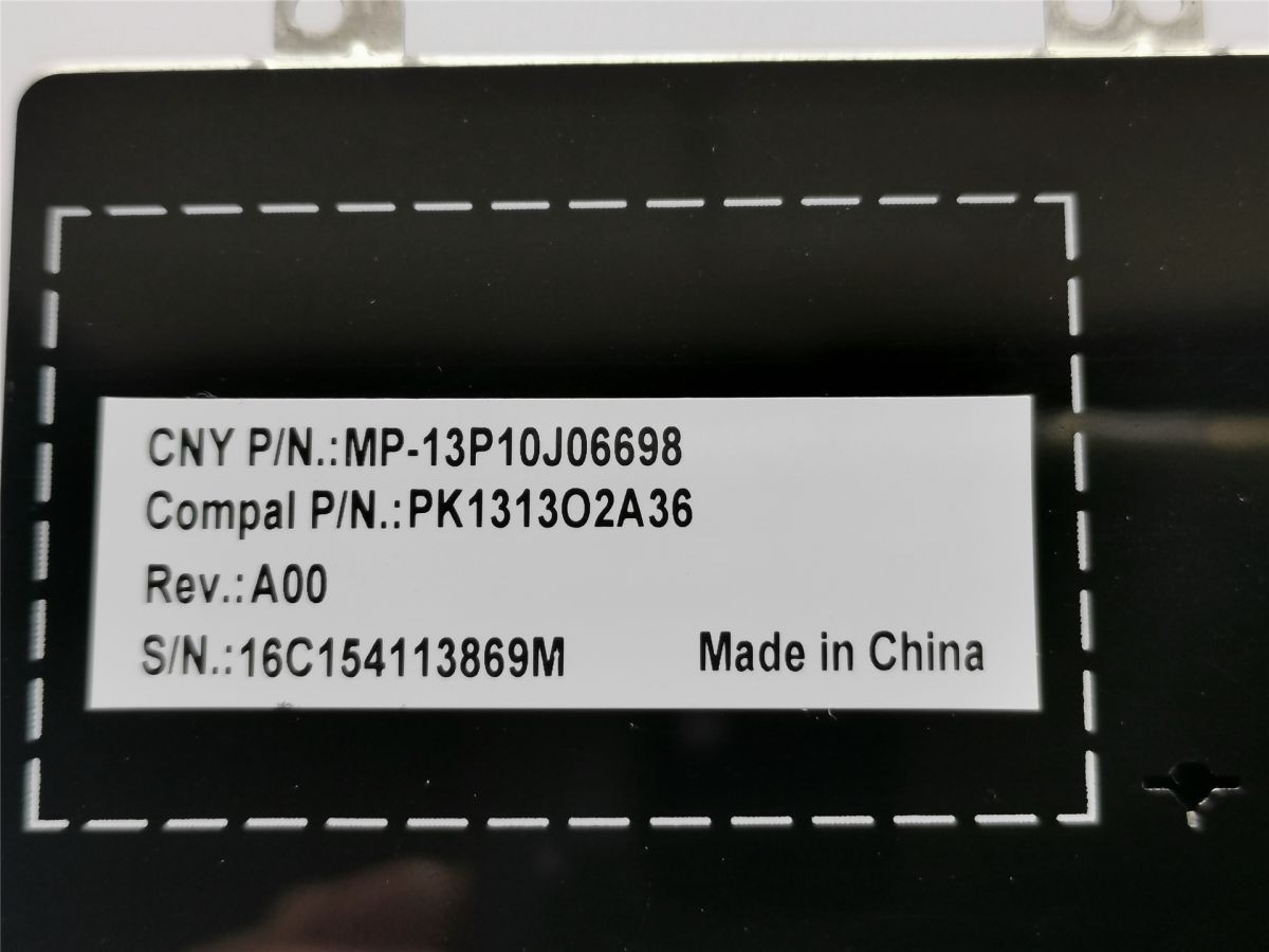 送料200円~DELL Latitude 5250 E5250 E7250 日本語キーボード MP-13P10J06698 PK1313O2A36 バックライト無し仕様の画像3