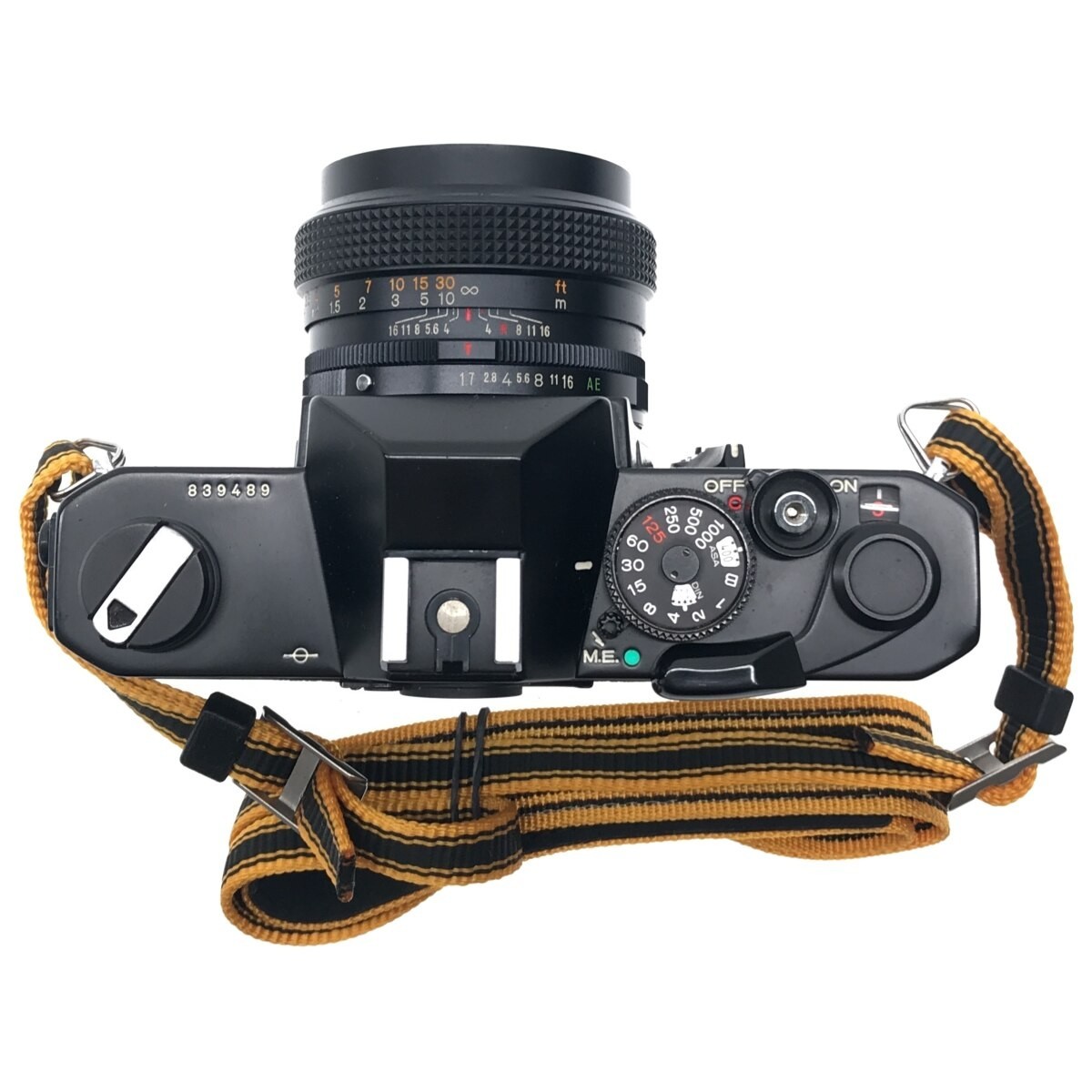 【完動美品】KONICA AUTOREFLEX T3 HEXANON AR 50mm F1.7 135mm F3.2 200mm F3.5 コニカ MF一眼レフカメラ ブラック 単焦点レンズ3本 C3824_画像4
