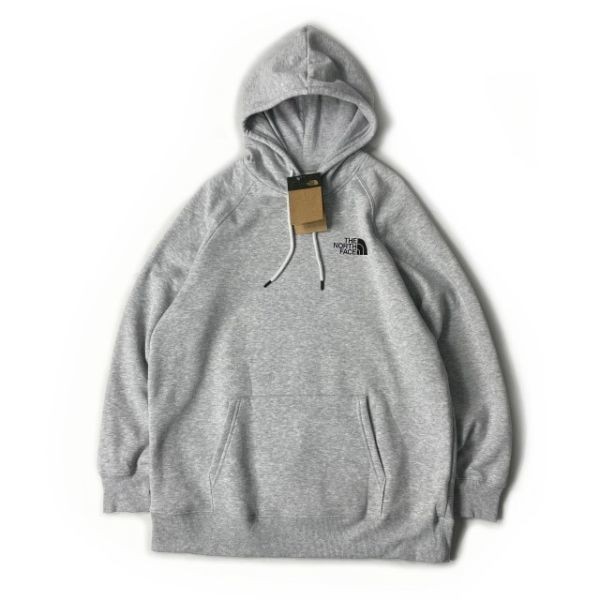 1円～!売切!【正規新品】THE NORTH FACE◆W NOV GRAPHIC HOODIE パーカー US限定 ボックスロゴ アウトドア 登山 裏起毛(L)グレー 181130-30_画像5