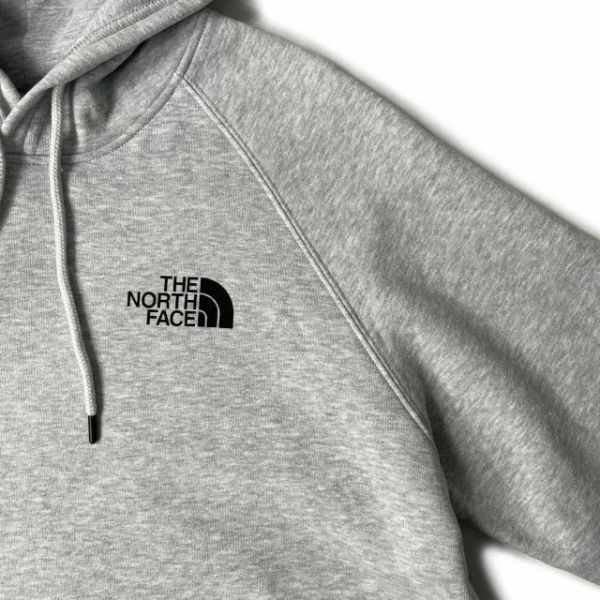 1円～!売切!【正規新品】THE NORTH FACE◆W NOV GRAPHIC HOODIE パーカー US限定 ボックスロゴ アウトドア 登山 裏起毛(L)グレー 181130-30_画像6