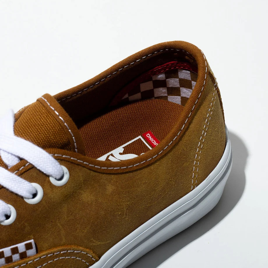 VANS(バンズ)『SKATE AUTHENTIC』LEATHER GOLDEN BROWN 28.0cm_画像7