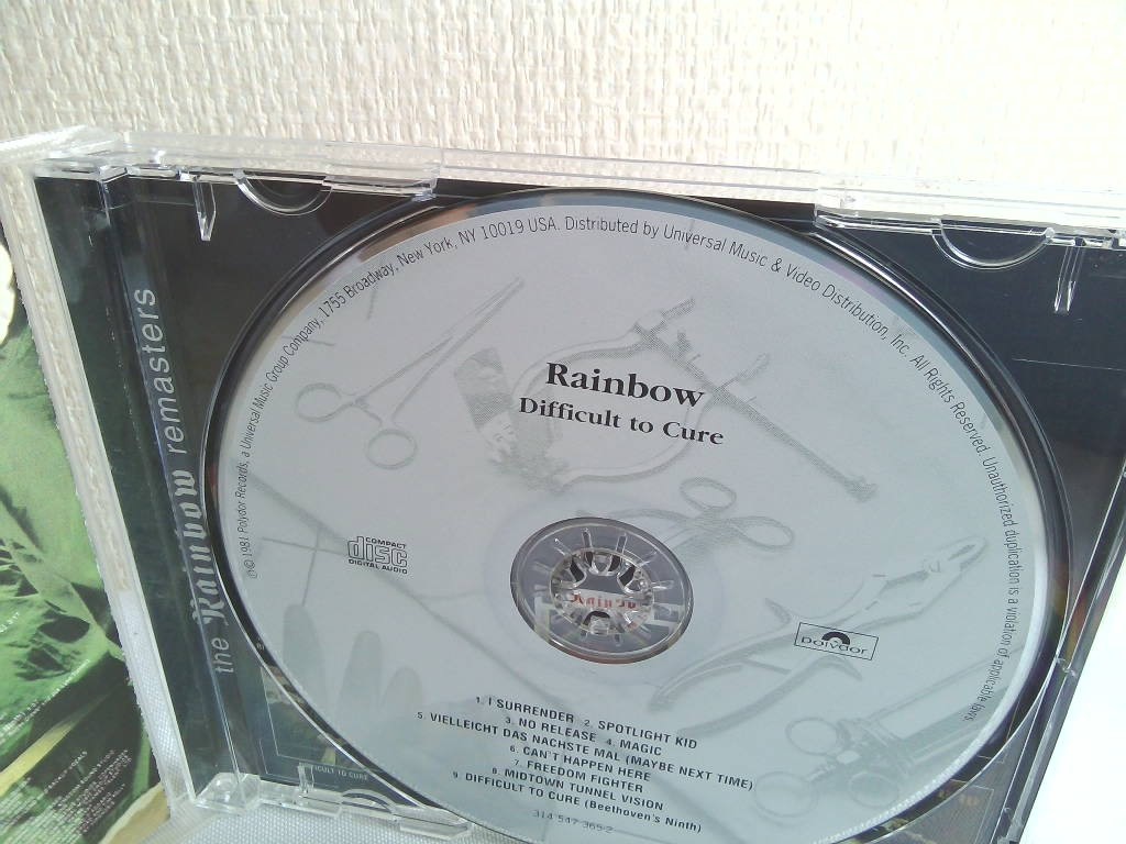 【CD】RAINBOW / DIFFICULT TO CURE　　（輸入盤　USA）_画像5