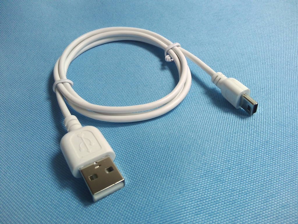 ミニUSBケーブル USB2.0 長さ約80cm Aタイプ-miniBタイプ ★定形外送料140円可_画像1