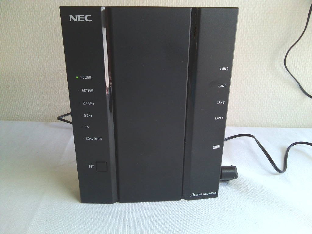 NEC Wi-Fi маршрутизатор Aterm PA-WG2600HS * электризация OK! Junk 