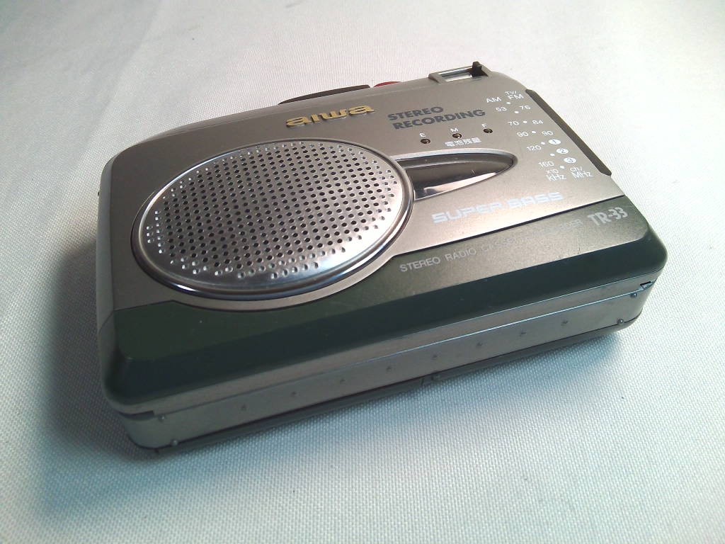 aiwa( Aiwa ) стерео радио кассета магнитофон TR-33 * исправно работающий товар 