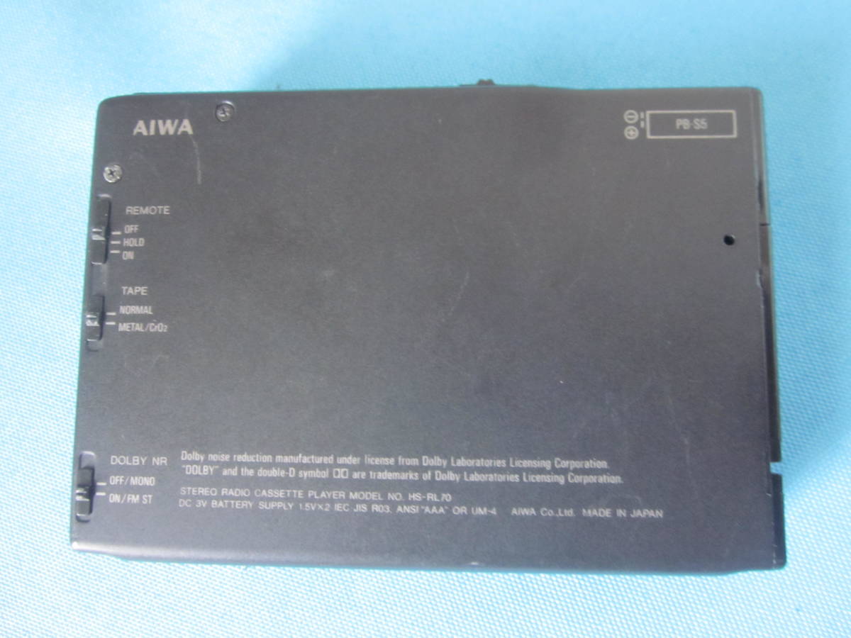 希少品☆AIWA STEREOラジオカセットプレーヤー HS-RL70 AC 希少品☆AIWA STEREOラジオカセットプレーヤー HS-RL70 AC