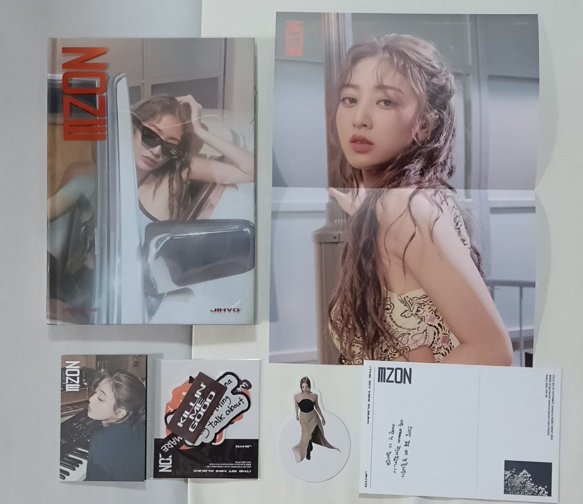 TWICE ジヒョ ZONE アルバムトレカ ソロ 付属品付き まとめ売り