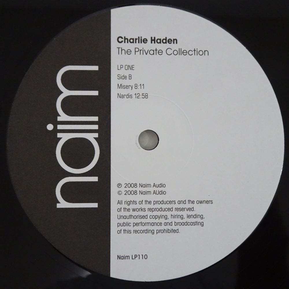 14023800;【UKオリジナル/naim/3LP/高音質180g重量盤/見開き】Charlie Haden チャーリー・ヘイデン / The Private Collection_画像5