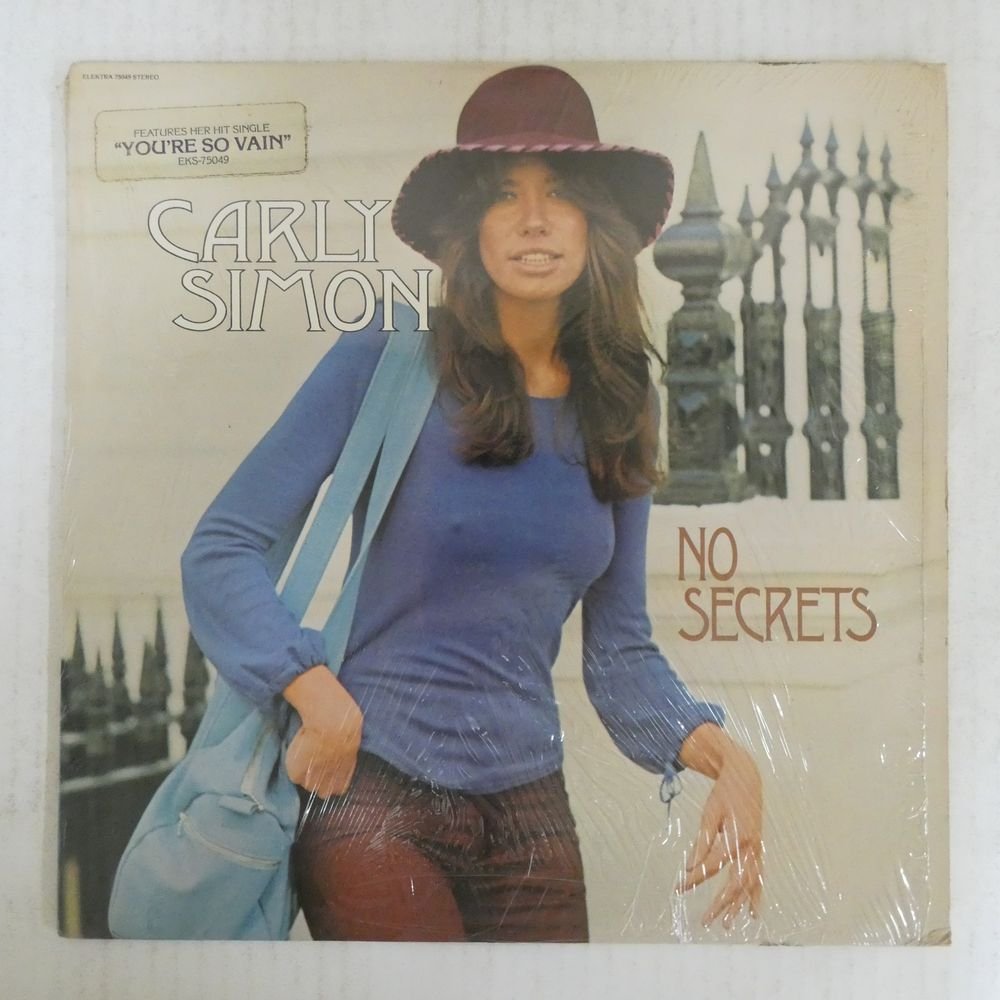 46045291;【US盤/シュリンク/ハイプステッカー】Carly Simon / No Secrets_画像1