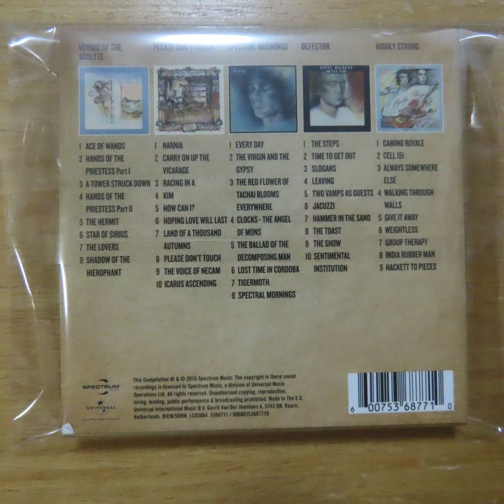 41074921;【5CDBOX】STEVE HACKETT / 5 CLASSIC ALBUMS_画像2