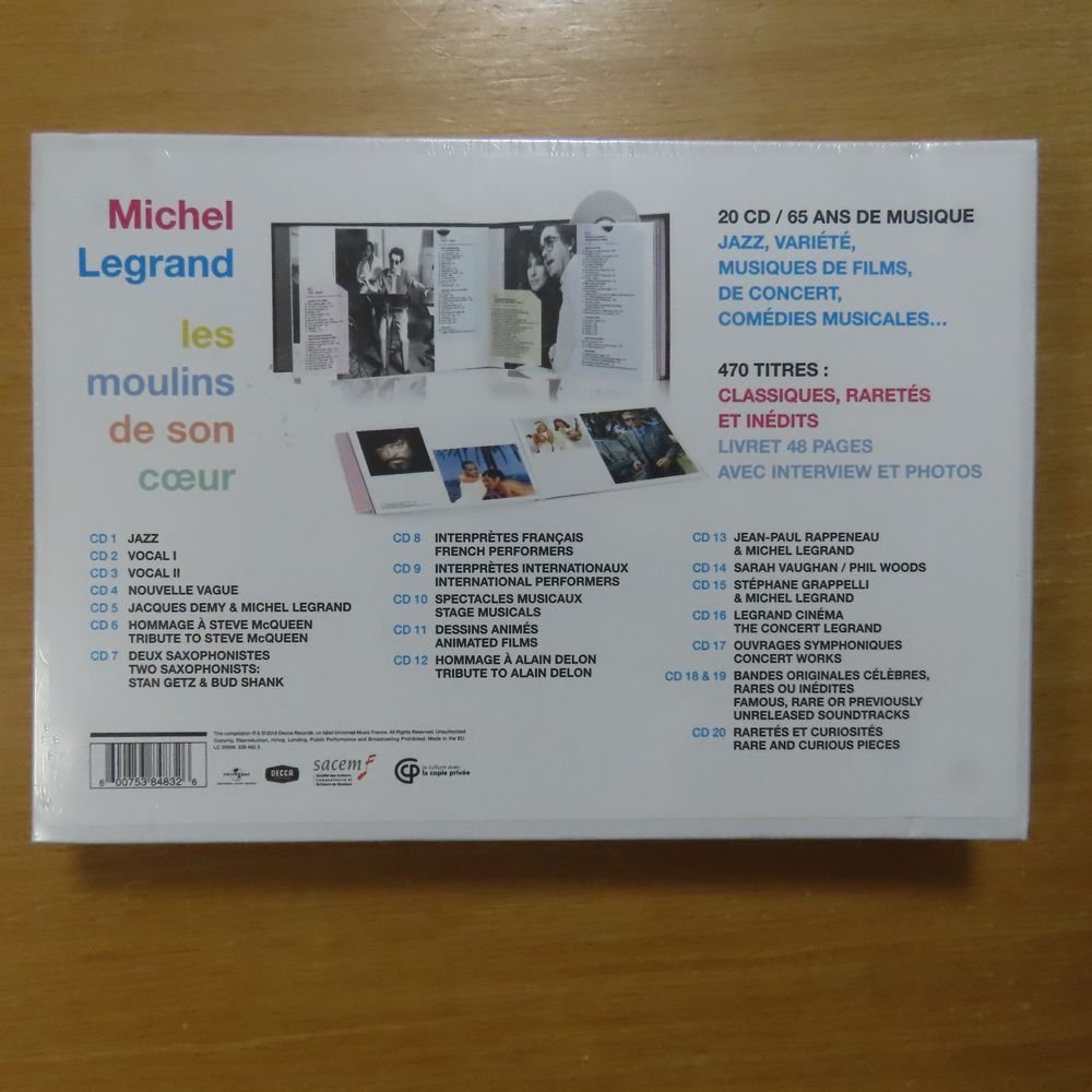 41074880;【未開封/20CDBOX】ミシェル・ルグラン / Les Moulins de Son Coeur_画像2