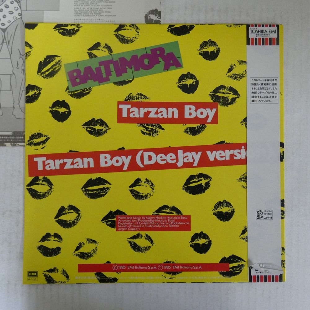 47035433;【帯付】Baltimora バルティモラ / Tarzan Boy ターザン・ボーイ_画像2