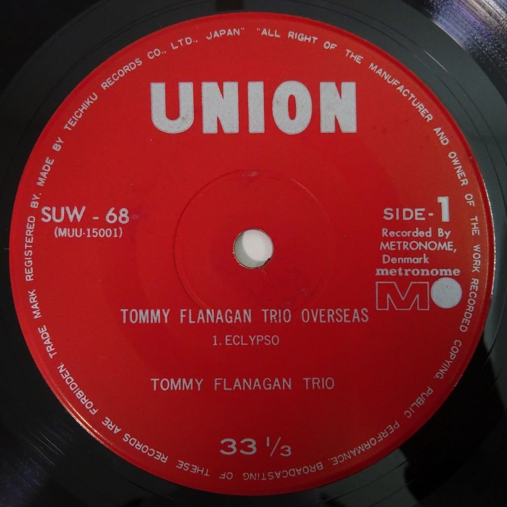 18038225;【国内盤/7inch/ペラジャケ/帯付】トミー・フラナガン・トリオ Tommy Flanagan Trio / オーヴァーシーズ_画像3