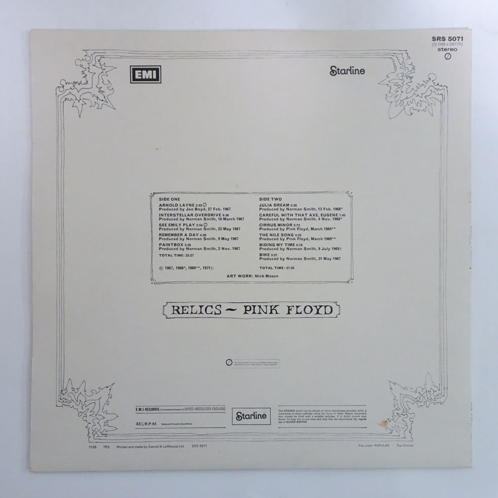 10014452;【UK盤】Pink Floyd / Relics_画像2