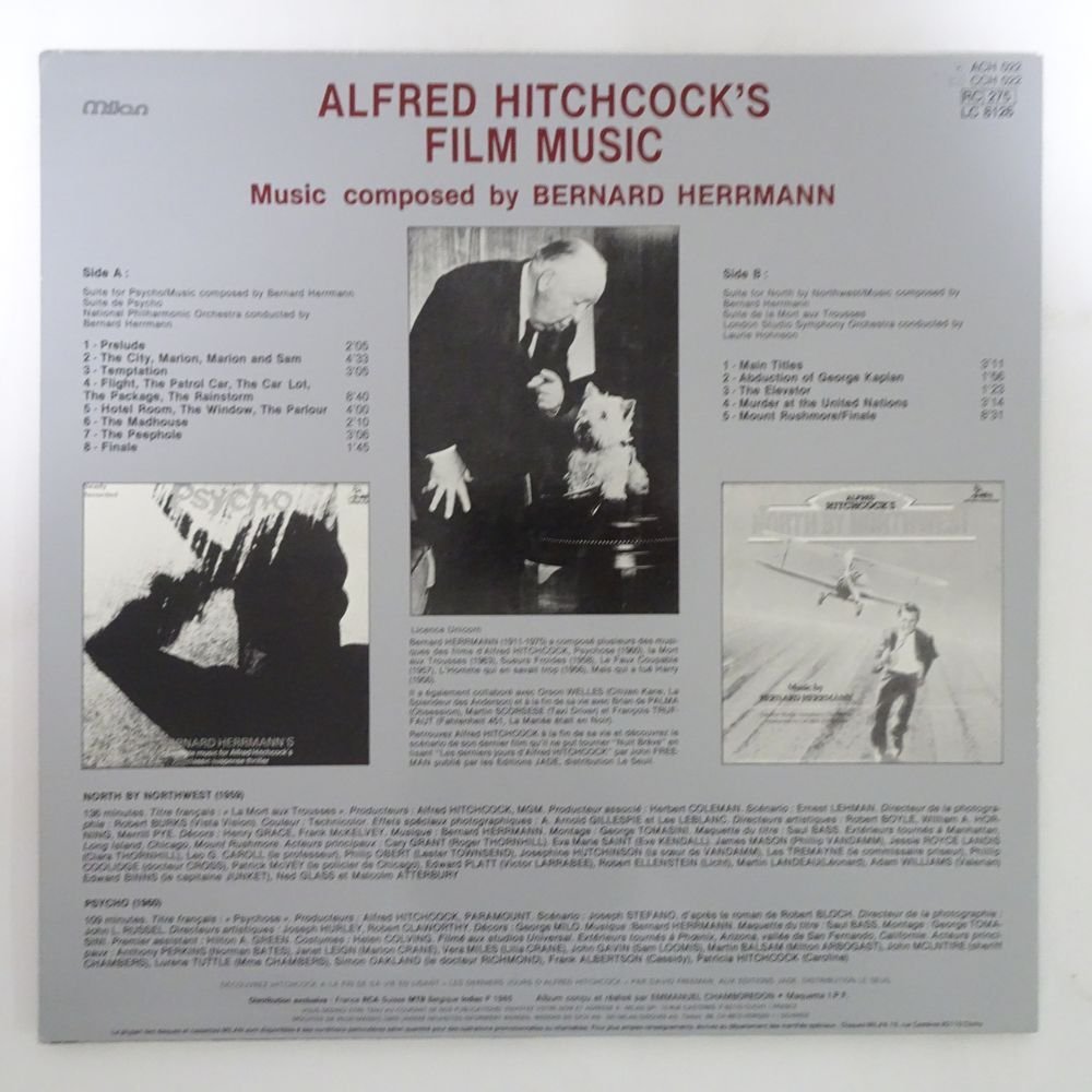 10014596;【Switzerland盤】Bernard Herrmann / Alfred Hitchcock's Film Music Psycho / North By Northwest_画像2
