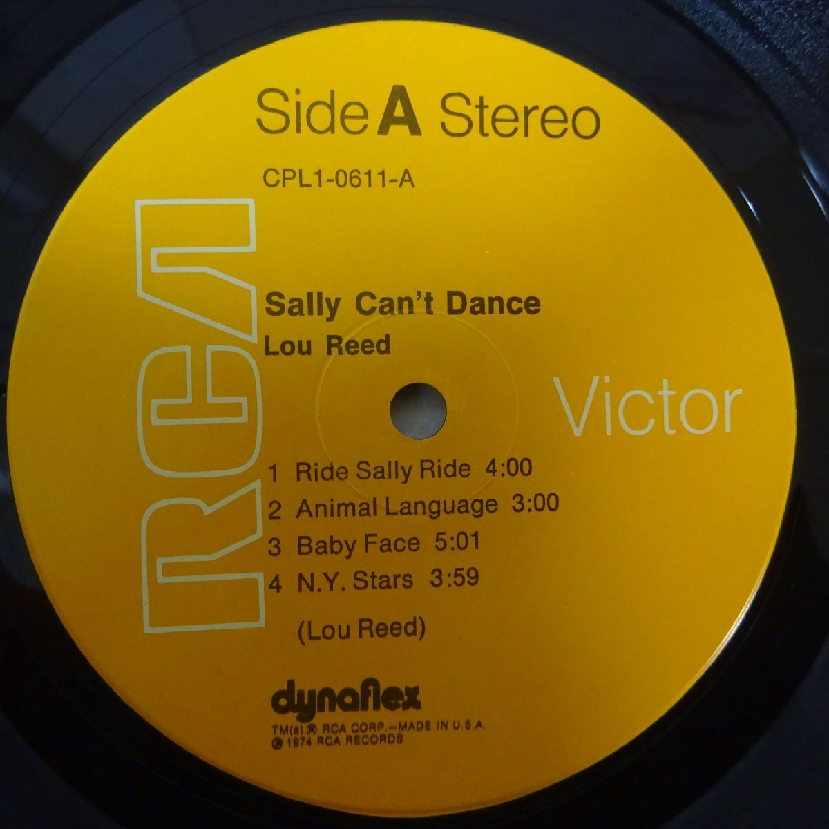 14024636;【US盤】Lou Reed / Sally Can't Dance_画像3