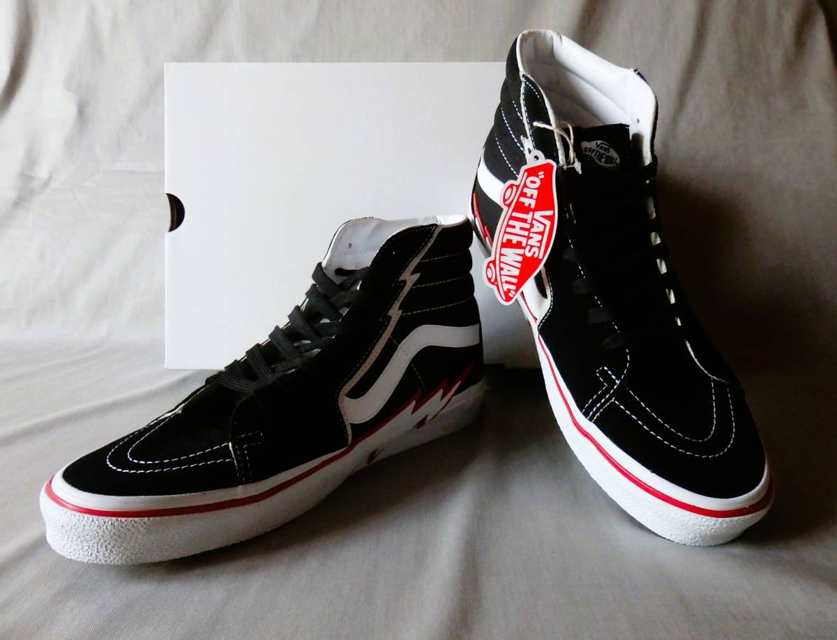 29cm！新品◆VANS　SK8-HI BOLT◆US11(29cm)BLACK/RED◆サーフィン/スケートボード/スノーボード/BMX_画像2