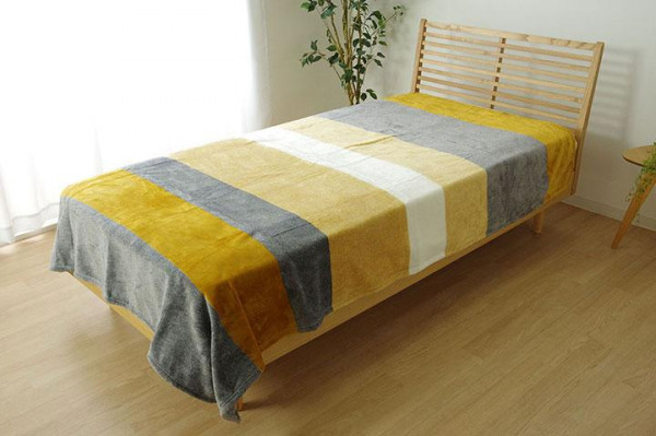  одеяло полуторный [ фланель ] желтый примерно 160×200cm 9831297