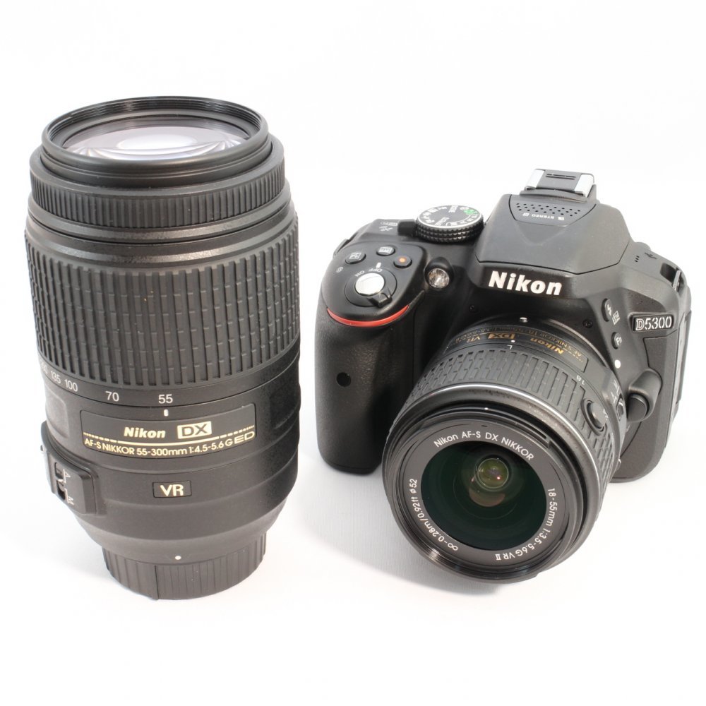 正規販売店】 ダブルズームキット D5300 デジタル一眼レフカメラ Nikon