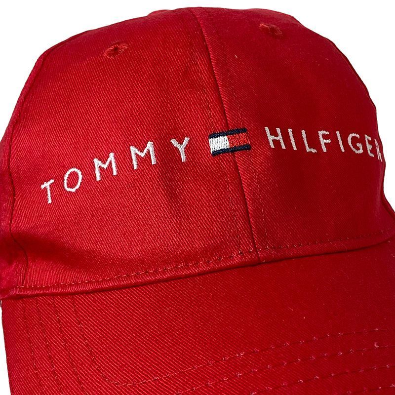 TOMMY HILFIGER GOLF トミー ヒルフィガーゴルフ キャップ レッド 57㎝ フリー ゴルフウェア 2309-NP-7160-G_画像4