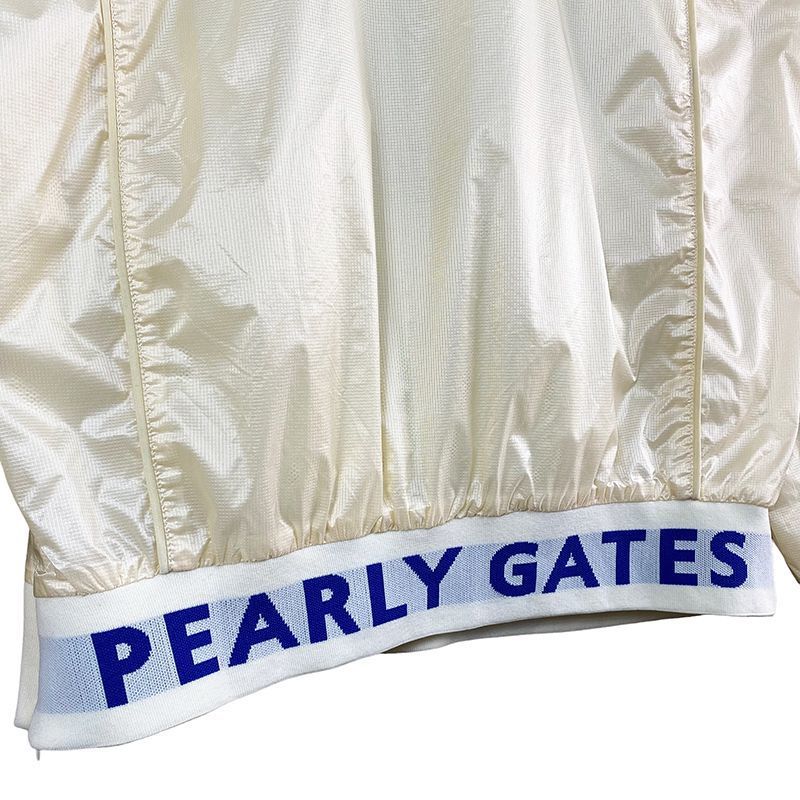 PEARLY GATES パーリーゲイツ ハーフジップ ナイロンジャケット クリーム 2 レディース ゴルフウェア 2309‐NP‐8002‐G06_画像9