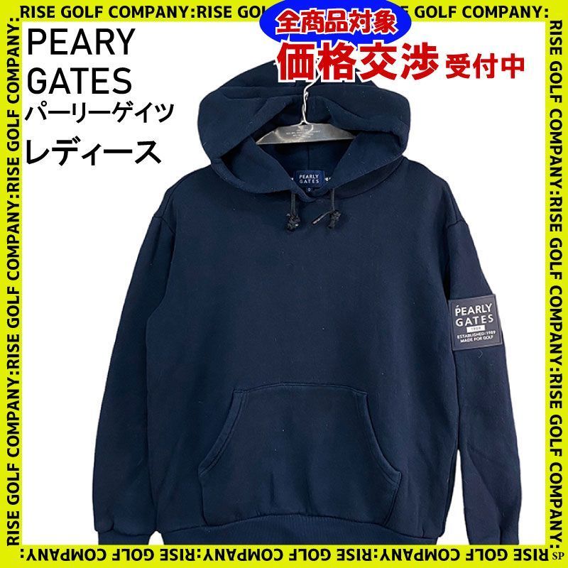 PEARLY GATES パーリーゲイツ パーカー ネイビー 0 ゴルフウェア