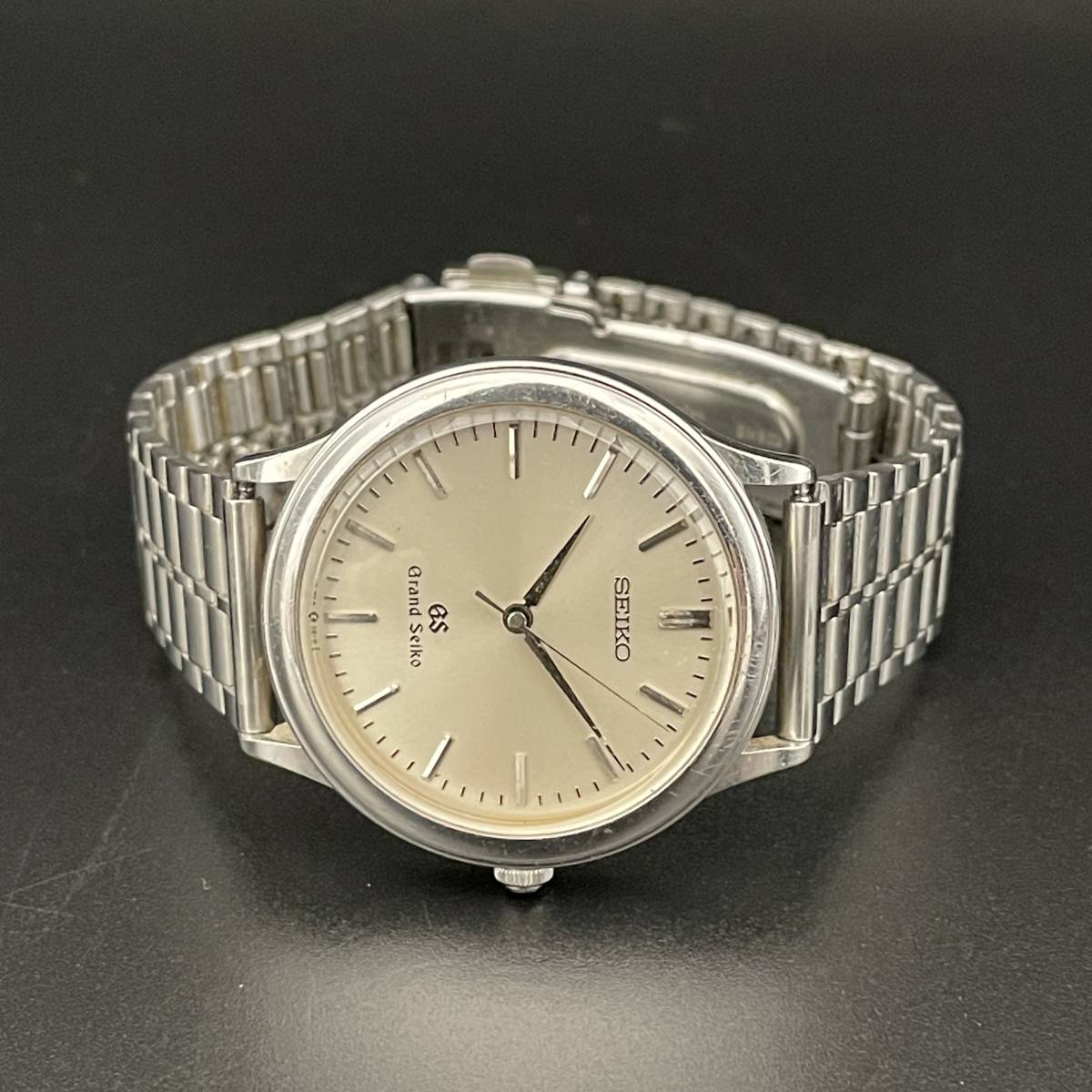 ☆名作☆/グランドセイコー/Grand Seiko/9581-7000/電池式/クオーツ/33㎜/メンズ腕時計/アンティーク/シルバー/純正/精度良好/02_画像6