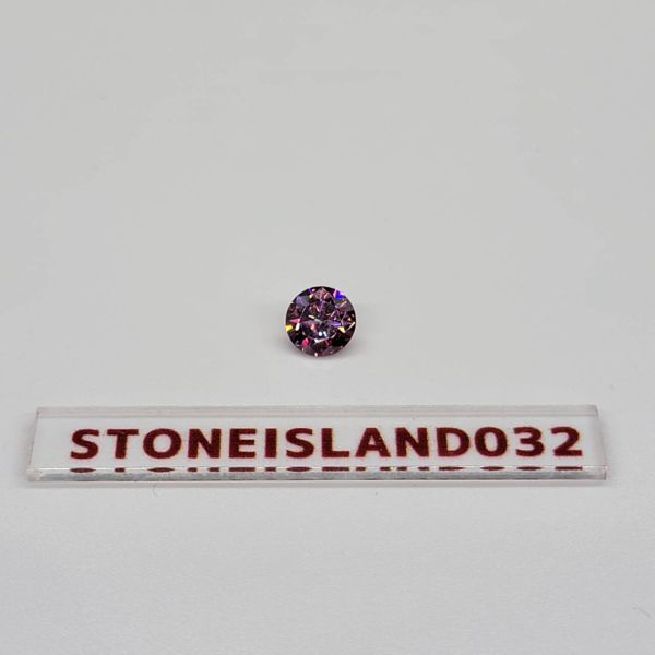 ラボ ピンクダイヤモンド １ct ラウンドカット 宝石 鉱石 希少 輝き 高品質 宝石シリーズ ラウンド形状 モアッサナイト 証明書付 C132_画像2