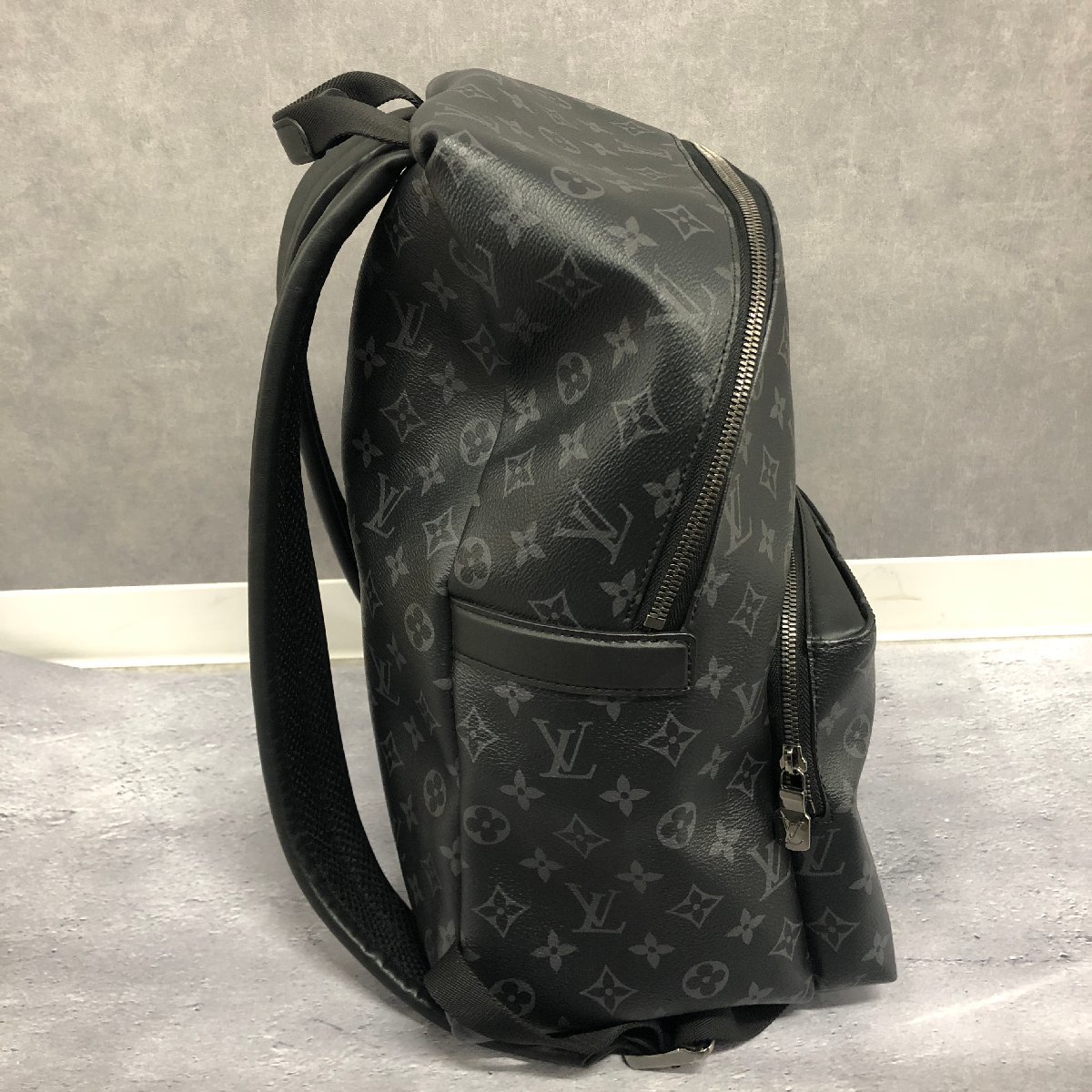 ◎J799 LOUIS VUITTON モノグラム・エクリプス キャンバス アポロ バックパック M43186 リュック ルイ・ヴィトン (rt)_画像3