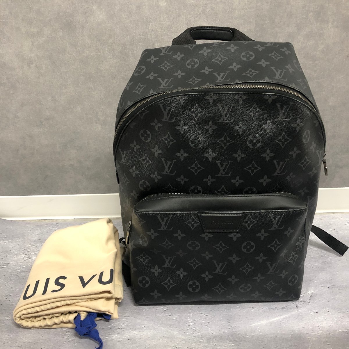 ◎J799 LOUIS VUITTON モノグラム・エクリプス キャンバス アポロ バックパック M43186 リュック ルイ・ヴィトン (rt)_画像1