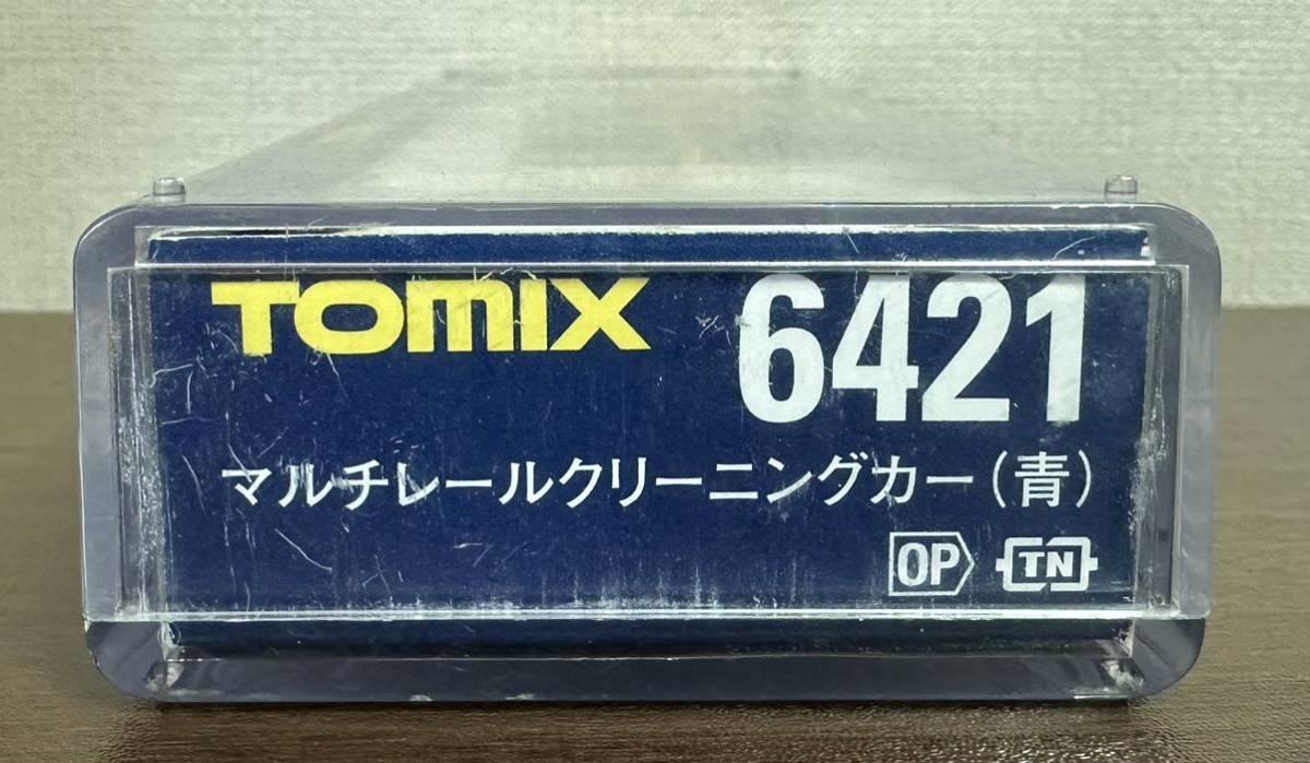 【現状渡し】【動作未確認】TOMIX 6421 マルチレールクリーニングカー 青_画像7